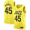 Chic Donovan Mitchell Utah Jazz Nike Unisex Swingman Jersey Icon Edition Gold