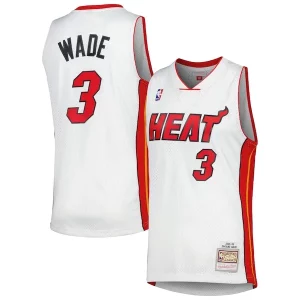 Chic Dwyane Wade Miami Heat 2001/02 Hardwood Classics Swingman Jersey White