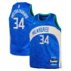 Chic Giannis Antetokounmpo Milwaukee Bucks Nike Youth Swingman Replica Jersey City Edition Royal