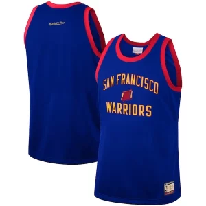 Chic Golden State Warriors Hardwood Classics Team Heritage Fashion Jersey Royal