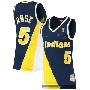 Chic Jalen Rose Indiana Pacers Women's 1996/97 Hardwood Classics Swingman Jersey Navy