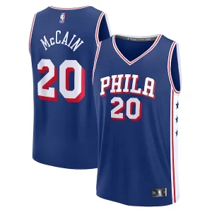 Unique Jared McCain Philadelphia 76ers Youth 2024 NBA Draft Fast Break Player Jersey Icon Edition Royal