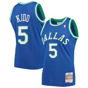 Chic Jason Kidd Dallas Mavericks 1994/95 Hardwood Classics Swingman Jersey Blue