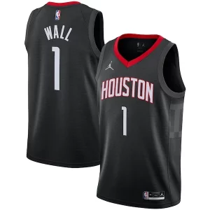 Chic John Wall Houston Rockets Jordan Brand 2020/21 Swingman Jersey Statement Edition Black
