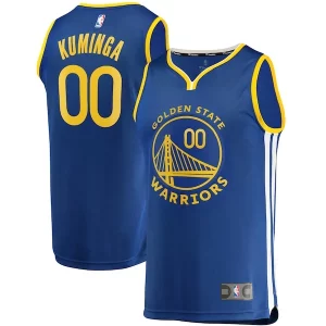 Chic Jonathan Kuminga Golden State Warriors 2021 NBA Draft First Round Pick Fast Break Replica Jersey Royal Icon Edition
