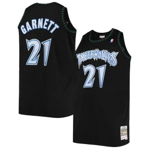 Chic Kevin Garnett Minnesota Timberwolves 1997/98 Big & Tall Hardwood Classics Swingman Jersey Black