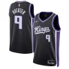 Stunning Kevin Huerter Sacramento Kings Nike Unisex Swingman Jersey Association Edition Black
