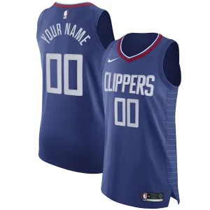 Chic LA Clippers Nike 2020/21 Authentic Custom Jersey Blue Icon Edition