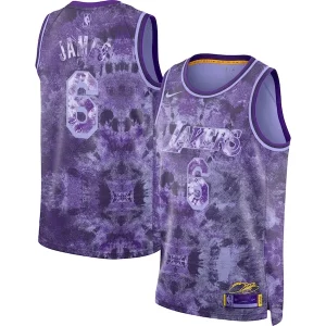 Chic LeBron James Los Angeles Lakers Nike Unisex Select Series Swingman Jersey Purple