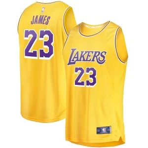 Chic LeBron James Los Angeles Lakers Youth Fast Break Player Jersey Icon Edition Gold