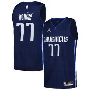 Chic Luka Dončić Dallas Mavericks Jordan Brand Swingman Player Jersey Statement Edition Navy