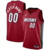 Chic Miami Heat Jordan Brand Swingman Custom Jersey Statement Edition Red