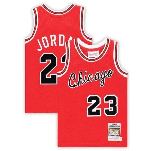 Chic Michael Jordan Chicago Bulls Toddler Hardwood Classics 1984/85 Authentic Swingman Jersey Red