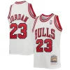 Chic Michael Jordan Chicago Bulls Youth 1997/98 Hardwood Classics Authentic Jersey White/Black/Red