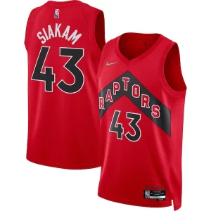 Chic Pascal Siakam Toronto Raptors Nike 2021/22 Diamond Swingman Jersey Icon Edition Red