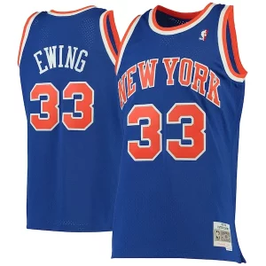 Chic Patrick Ewing New York Knicks 1991/92 Hardwood Classics Swingman Jersey Blue