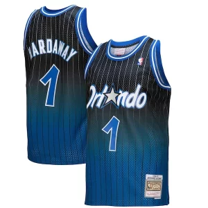 Chic Penny Hardaway Orlando Magic 1994/95 Hardwood Classics Fadeaway Swingman Player Jersey Royal/Black