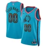 Chic Phoenix Suns Nike Unisex 2022/23 Swingman Custom Jersey City Edition Turquoise