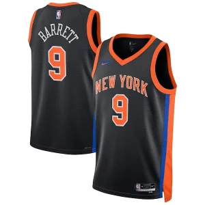 Chic RJ Barrett New York Knicks Nike Unisex 2022/23 Swingman Jersey City Edition Black