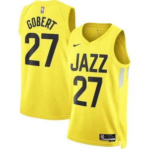 Chic Rudy Gobert Utah Jazz Nike Unisex Swingman Jersey Icon Edition Gold