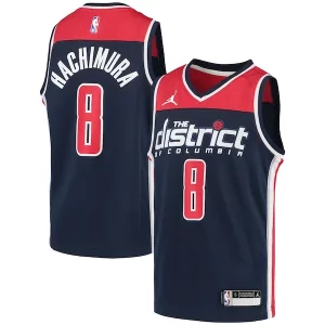 Chic Rui Hachimura Washington Wizards Jordan Brand Youth 2020/21 Swingman Player Jersey Statement Edition Navy