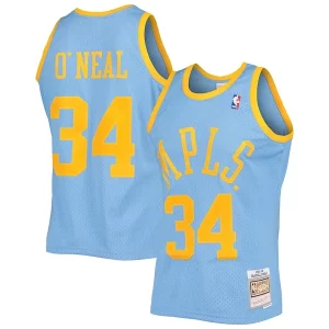 Chic Shaquille O'Neal Los Angeles Lakers 2001/02 Hardwood Classics Swingman Jersey Powder Blue
