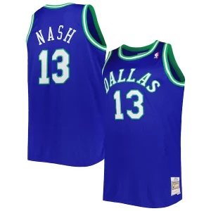 Chic Steve Nash Dallas Mavericks Big & Tall Hardwood Classics 1998/99 Swingman Jersey Blue