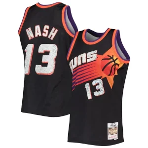 Chic Steve Nash Phoenix Suns 1996/97 Hardwood Classics NBA 75th Anniversary Diamond Swingman Jersey Black