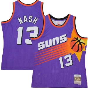 Chic Steve Nash Phoenix Suns Hardwood Classics 1996/97 Tropical Swingman Jersey Purple
