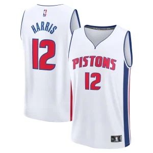 Chic Tobias Harris Detroit Pistons Youth Fast Break Replica Player Jersey Association White Edition