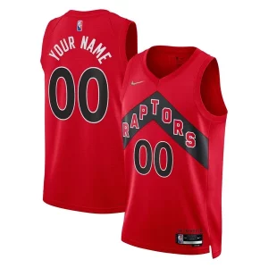 Chic Toronto Raptors Nike 2021/22 Diamond Swingman Custom Jersey Icon Edition Red