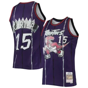 Chic Vince Carter Toronto Raptors 1998/99 Hardwood Classics NBA 75th Anniversary Diamond Swingman Jersey Purple