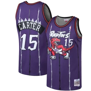 Chic Vince Carter Toronto Raptors 1998/99 Hardwood Classics Swingman Jersey Purple/White
