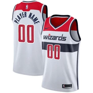 Chic Washington Wizards Nike 2020/21 Swingman Custom Jersey Association Edition White