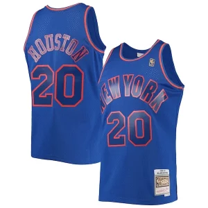 Cool Allan Houston New York Knicks 1996/97 Throwback Dark Swingman Jersey Blue