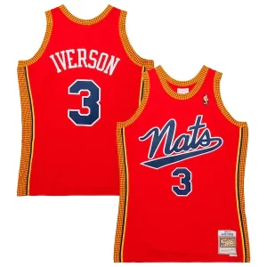 Cool Allen Iverson Philadelphia 76ers 2004/05 Hardwood Classics Swingman Jersey Red