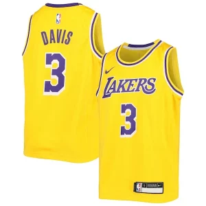 Cool Anthony Davis Los Angeles Lakers Nike Youth Swingman Jersey Icon Edition Gold