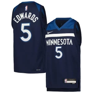 Cool Anthony Edwards Minnesota Timberwolves Nike Youth Swingman Jersey Icon Edition Navy