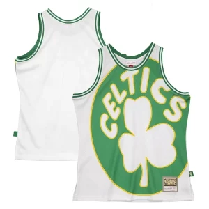 Cool Boston Celtics Hardwood Classics Blown Out Fashion Jersey White