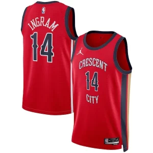 Cool Brandon Ingram New Orleans Pelicans Jordan Brand Unisex Swingman Jersey Statement Edition Red