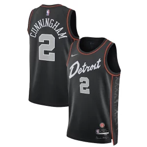 Cool Cade Cunningham Detroit Pistons Nike Unisex 2023/24 Swingman Jersey Black City Edition