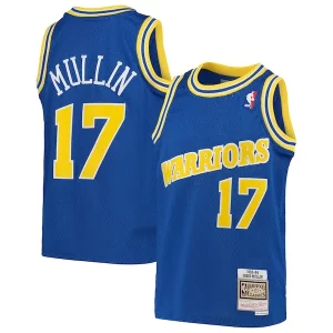 Cool Chris Mullin Golden State Warriors Youth 1993/94 Hardwood Classics Swingman Jersey Royal