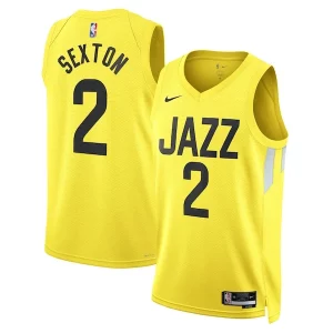 Cool Collin Sexton Utah Jazz Nike Unisex Swingman Jersey Icon Edition Gold