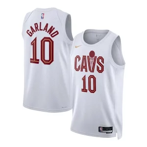 Cool Darius Garland Cleveland Cavaliers Nike Unisex Swingman Jersey Association Edition White/Wine