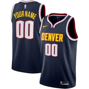 Cool Denver Nuggets Nike 2022/23 Swingman Custom Jersey Icon Edition Navy