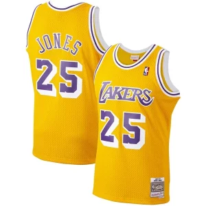 Cool Ed Jones Los Angeles Lakers 1994/95 Hardwood Classics Swingman Jersey Gold