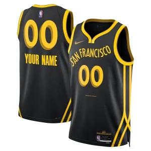 Cool Golden State Warriors Nike Unisex 2023/24 Custom Swingman Jersey Black City Edition