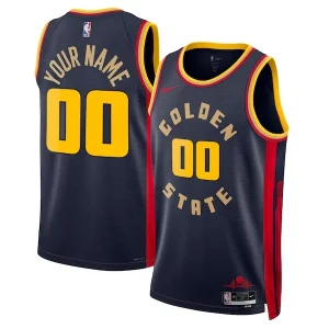 Cool Golden State Warriors Nike Unisex 2024/25 Custom Swingman Jersey City Edition Navy