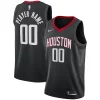Cool Houston Rockets Nike Swingman Custom Jersey Black Statement Edition
