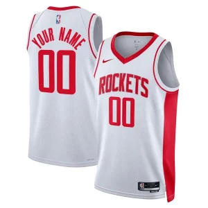 Cool Houston Rockets Nike Unisex Swingman Custom Jersey White Association Edition